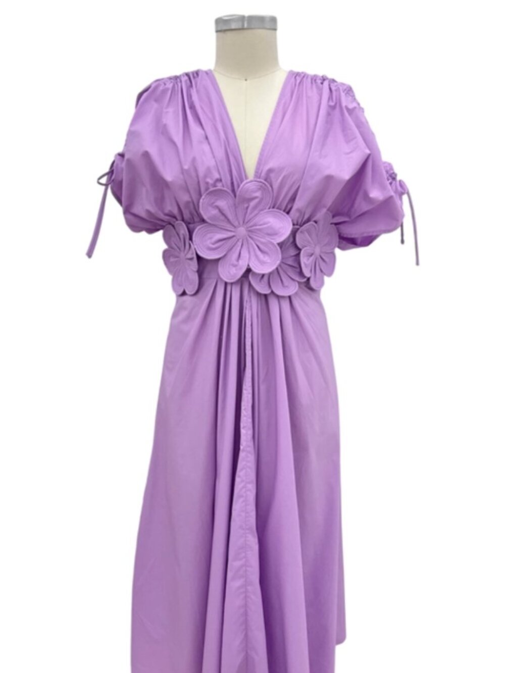 Size Small - Purple Flower Maxi Dress - Fancy D Boutique
